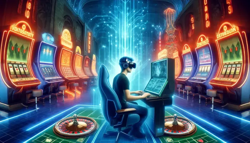 Virtual reality gambling technology