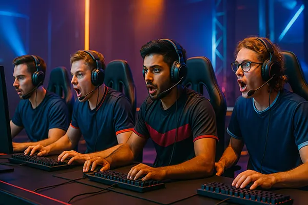 Konzentration am Gaming-PC